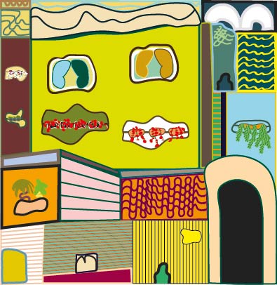 balcones | ilustración&nbsp;digital